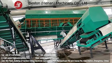 Beston Automatic Waste Sorting Machine Working Video