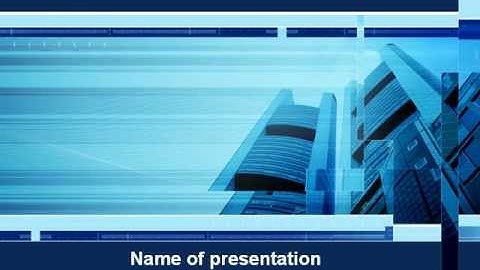 Business Building Theme PowerPoint Template by PoweredTemplate.com