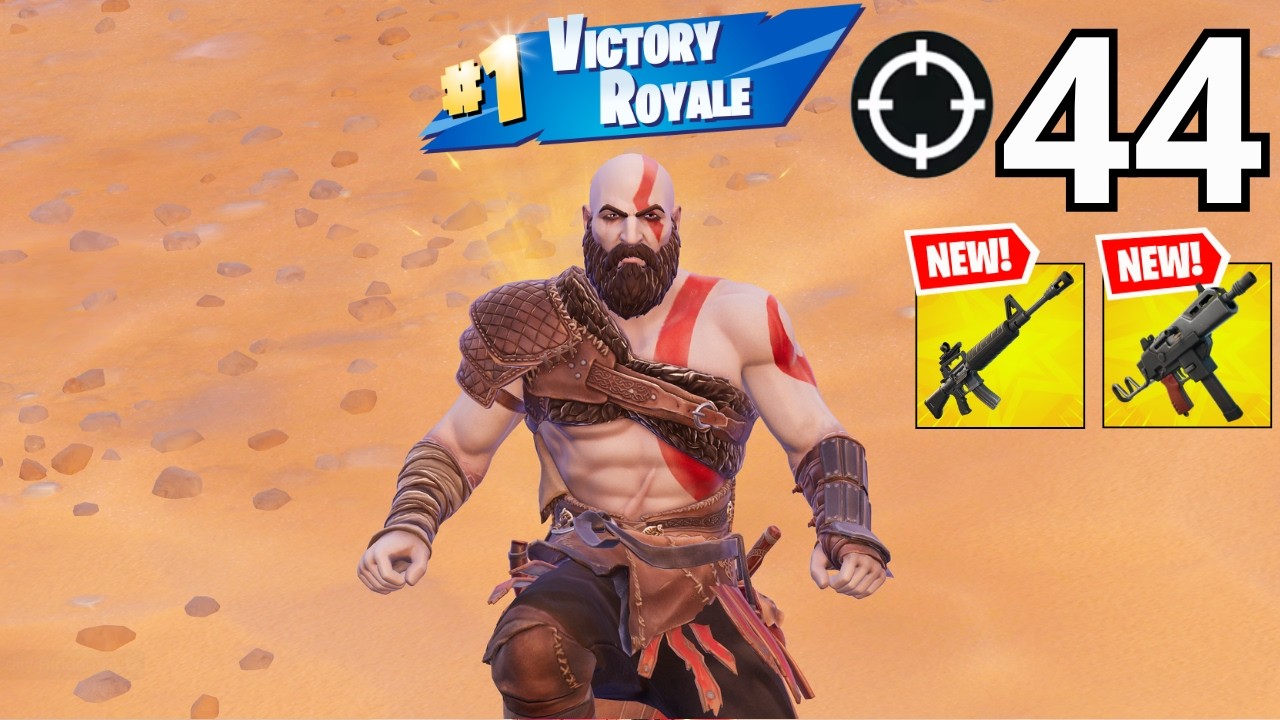 KRATOS Gameplay Wins Zero Build (NEW FORTNITE CHAPTER 7 SEASON 1)