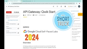 [2024] API Gateway: Qwik Start || #qwiklabs || #GSP872 ||  [With Explanation🗣️] @quick_lab