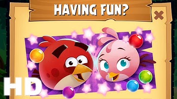 AB POP ! Angry Birds POP Bubble Shooter Game Review 1080p Official Rovio Casual Brain Games 2016