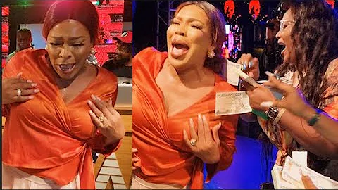 So Happy! Fathia Balogun Show Her Real Colour As Wumi Toriola,Toyin Abraham Spray Her