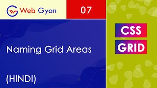 CSS Naming Grid Areas Tutorial in Hindi.