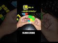 OLL 06 | 3X3 CUBE CFOP METHOD | #shortsfeed #cube #rubikscube #bestyoutuber
