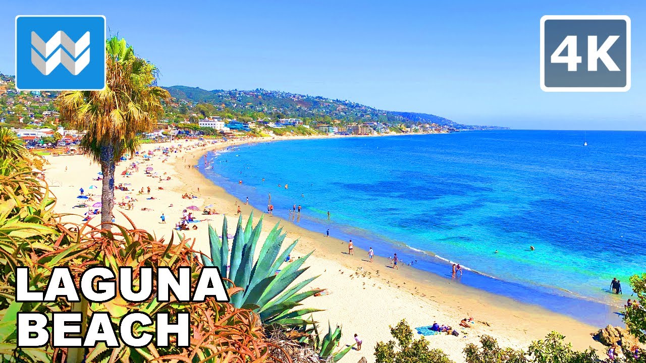 4k Laguna Beach California Usa Virtual Treadmill Beach Walk Relaxation Meditation Sleeping Youtube