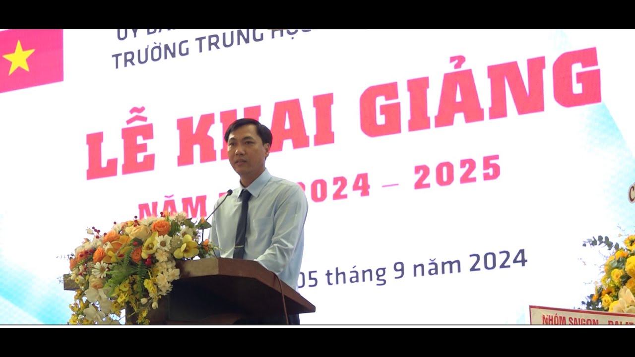 Trường THCS Lê Văn Tám - Những khoảnh khắc đáng nhớ tại Lễ Khai Giảng năm học 2024 - 2025