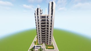 Futuristic Modern Tower in Minecraft