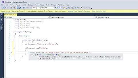 C# Programming Tutorial 29: Substrings in C# Programming