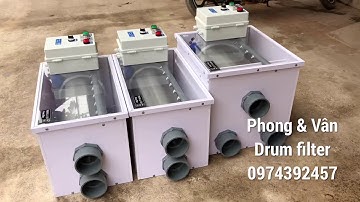Máy lọc nước cho hồ cá - Drum filter
