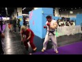 Street fighter cosplay fight