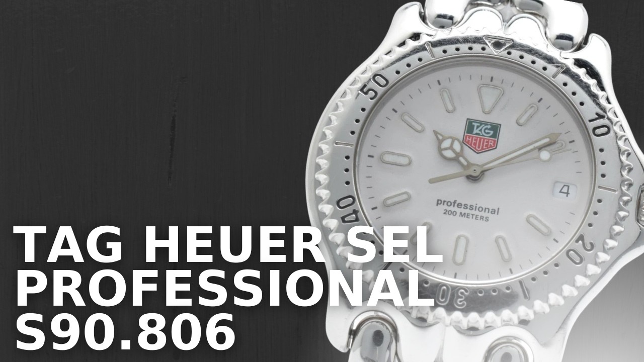 TAG Heuer Sel Professional S90.806 Quartz Wristwatch - YouTube