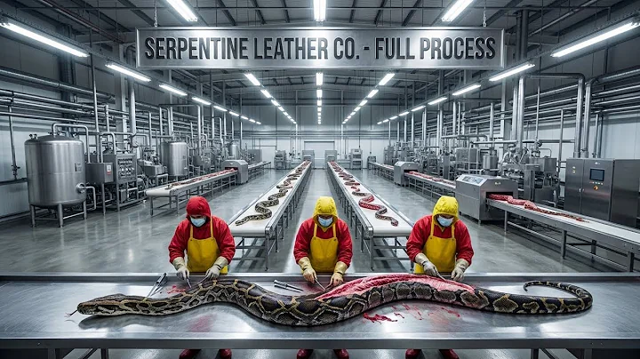 Inside the Exotic Snake Leather Factory – (Full Process) How Luxury Hides Are Made