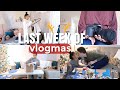 Last Week Of Vlogmas: Cleaning, Paint Night, Wrapping Gifts 🎄