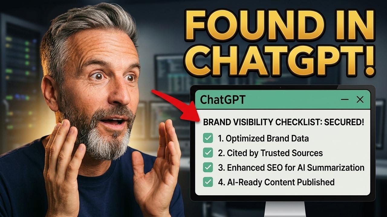 Your brand isn’t in ChatGPT? Here’s WHY and how to fix it | Google’s AI ...