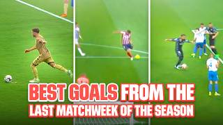 Final Matchday BANGERS!  Best LALIGA Goals from the last round! ⚽