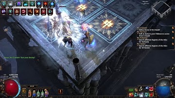 Path of Exile: 3.92f Conquerors of the Atlas - Baran citadel fight (3rd watchstone)