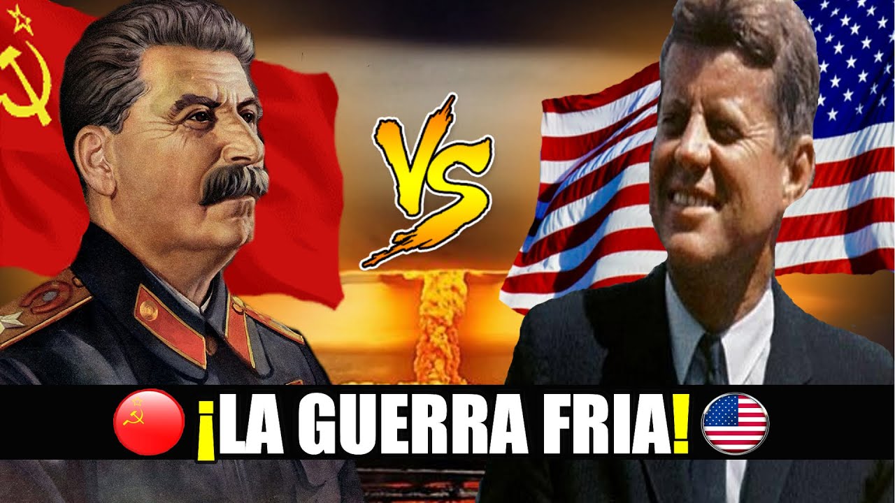 ⚔️La GUERRA FRIA EN 8 MINUTOS - Estados unidos vs La Unión Soviética