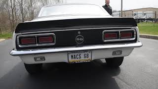 1968 Camaro RS/SS 396 Walk around and start up