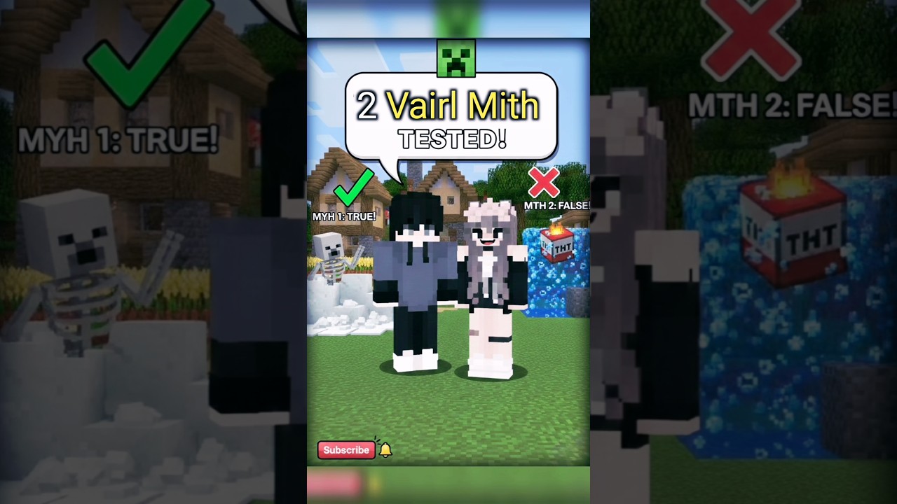 ​Minecraft के 2 सबसे अजीब Myths: सच या झूठ? 😱🔥 