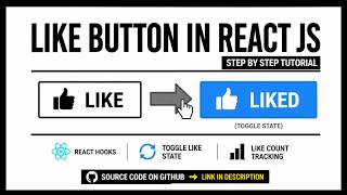 Build a Like Button in React JS 🔥 | useState Hook Tutorial