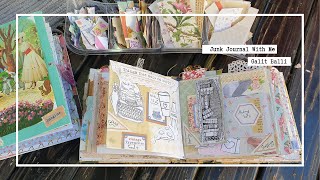 JUNK JOURNAL  With Me | Ep 6 | 10 Things that make me happy | Journaling Process Video