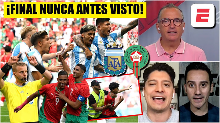 PAPELÓN HISTÓRICO en el ARGENTINA vs MARRUECOS. VAR, INCIDENTES, TIEMPO EXTRA | Juegos Olímpicos