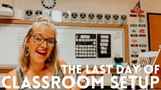 CLASSROOM SETUP DAY SIX | The Last Day of Setup - Elementary with Emma