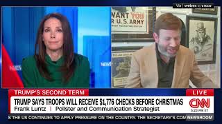 Frank Luntz Comments On Militarys 1,776 Year-End Bonus Checks