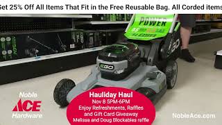 118 Bag Sale, Hauliday Haul, Noble Ace Poultney Stihl Ego 2025