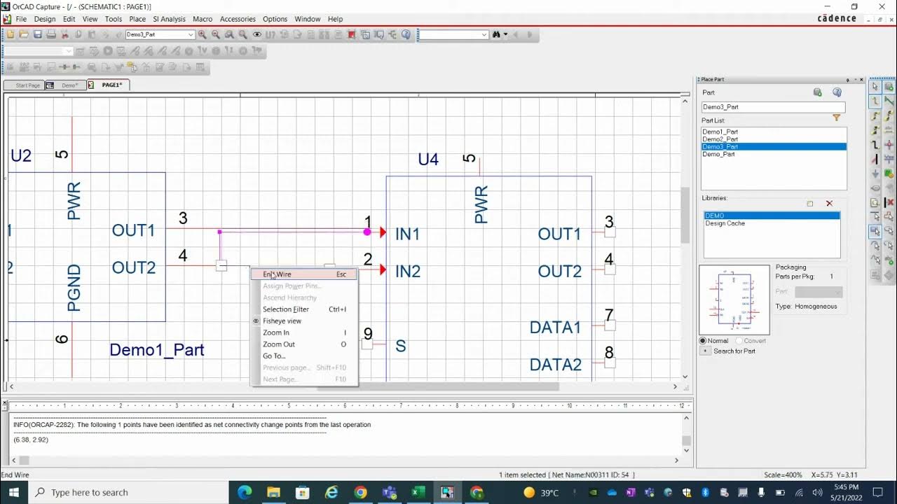 OrCAD Capture Grid setting in Schematic. #orcad #allegro #learnpcba #
