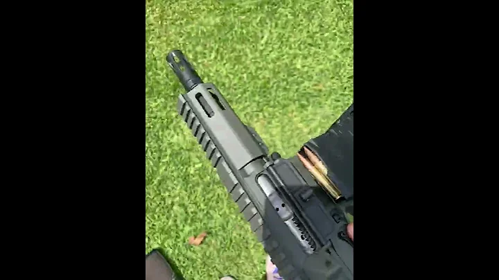 4.5 Inch Micro 300 Blackout Ar15 Pistol #GHOSTGUN #shorts #arpistol #gunshorts #pistolbuild #gun