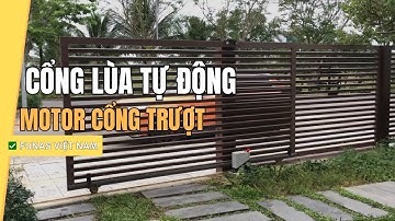 Cổng Lùa Tự Động - Motor Cổng Trượt Tự Động Tại Quảng Ngãi | ✅ Funas - Đà Nẵng