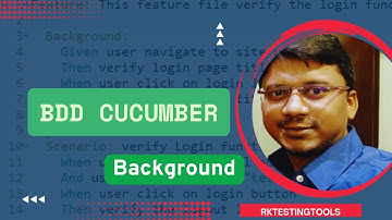 #3 BDD Cucumber Background keyword - Selenium WebDriver Java | Maven