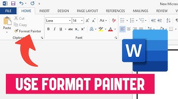 How to use format Painter in Ms Word