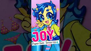 making 💛JOY◝(ᵔᵕᵔ)◜💛 *pApEr dOlL* (INSIDE OUT 2) ARTY PIE🥧 #artchallenge #insideout #handmade #craft