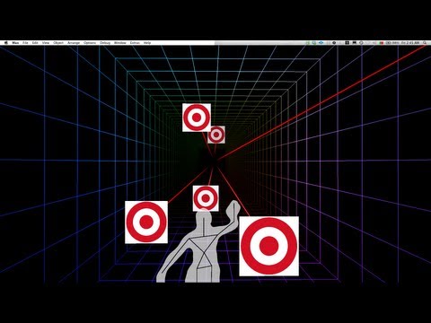 The Tunnel - Head-tracking using Kinect to create 3D perspective