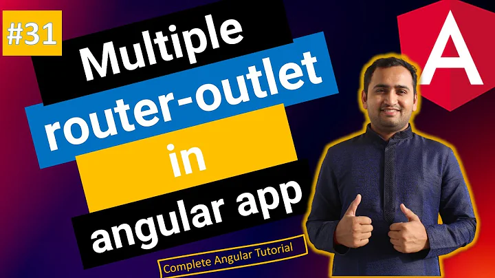 Multiple router-outlet in angular application | Angular Tutorial