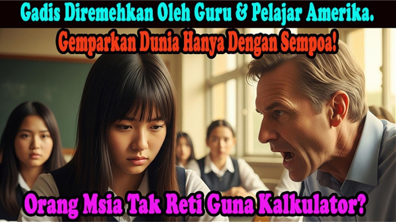 Tak Pandai Guna Kalkulator? Gadis Malaysia Ini Buat Guru Amerika Tergamam Dengan Kehebatan Sempoa.