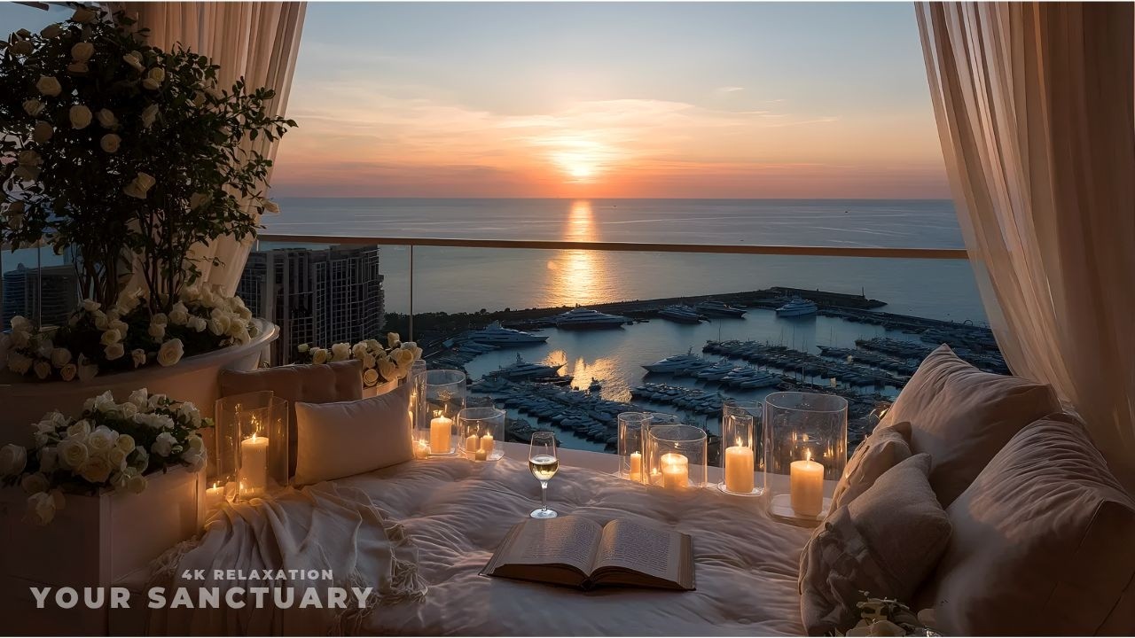 POV: You made it. Sunset on your private Monaco balcony. 🥂🌅