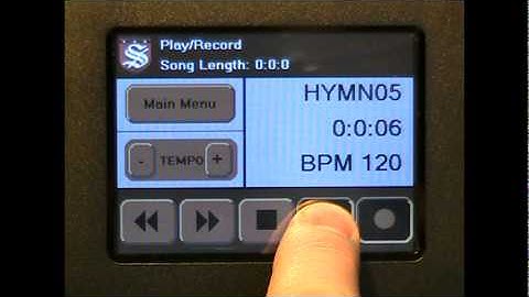 Pro-Filer MIDI Sequencer Recording a Song