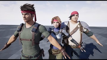 Final Fantasy 7 Remake to Unreal Engine 5, Part 2: New Process, Trying Animations, & The Trio