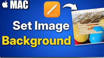 How to Set Image as a Background in Pages on Mac