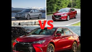 Сравнительный тест драйв  Toyota Camry VS Mazda 6 VS Volkswagen Passat 2019