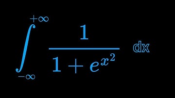 Monster Integral of 1/1+e^(x^2) dx from - infinity to infinity
