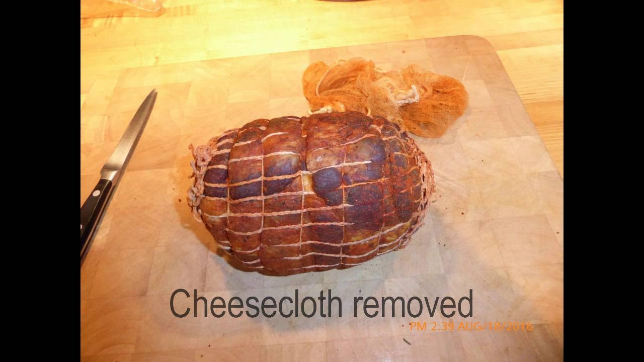 Making Capicola at Home YouTube