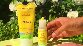 California baby tips: how to apply our soothing calendula extract
