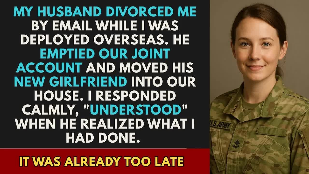 He Divorced Me by Email During Deployment — And Drained Our Account