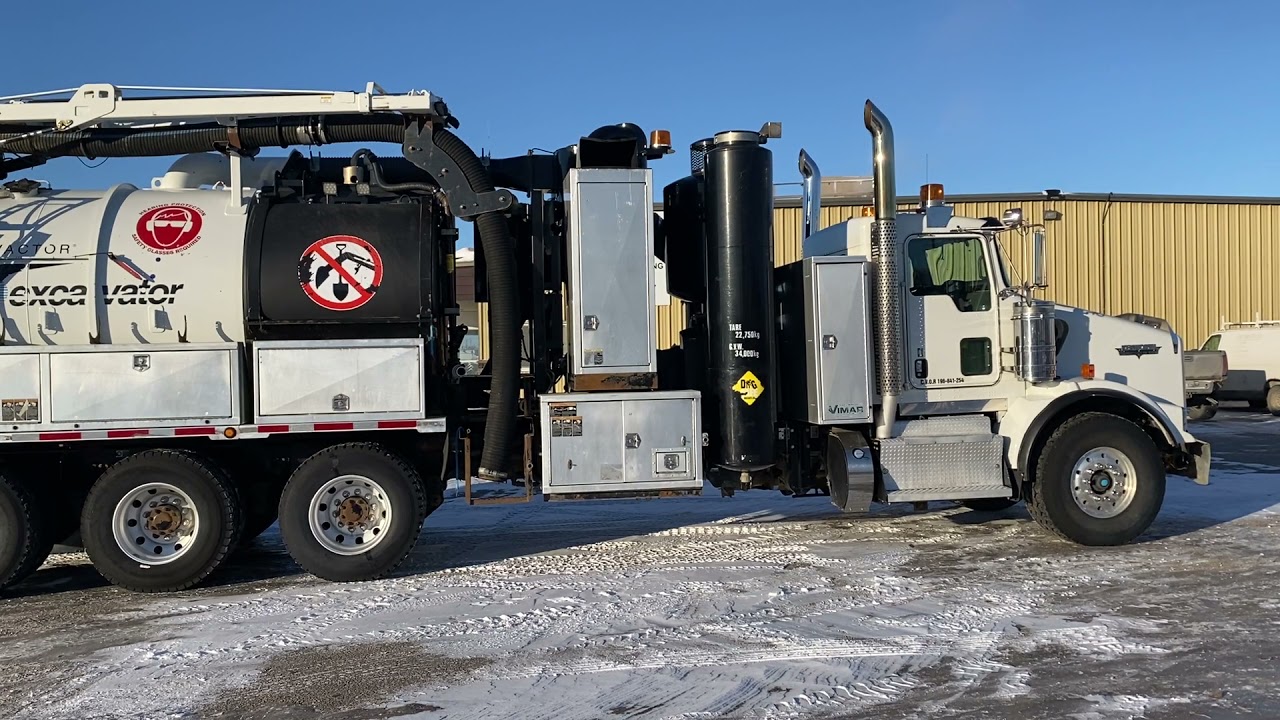 2014 Kenworth T800 Tri Drive Vac Truck YouTube