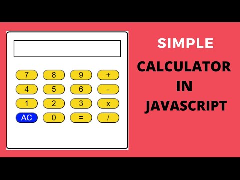 Calculator using html css javascript  | SRS CODE