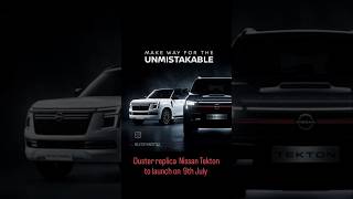 Duster replica 2026 Nissan Tekton to launch on 9th July